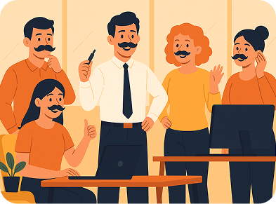 moustache day movember 2025